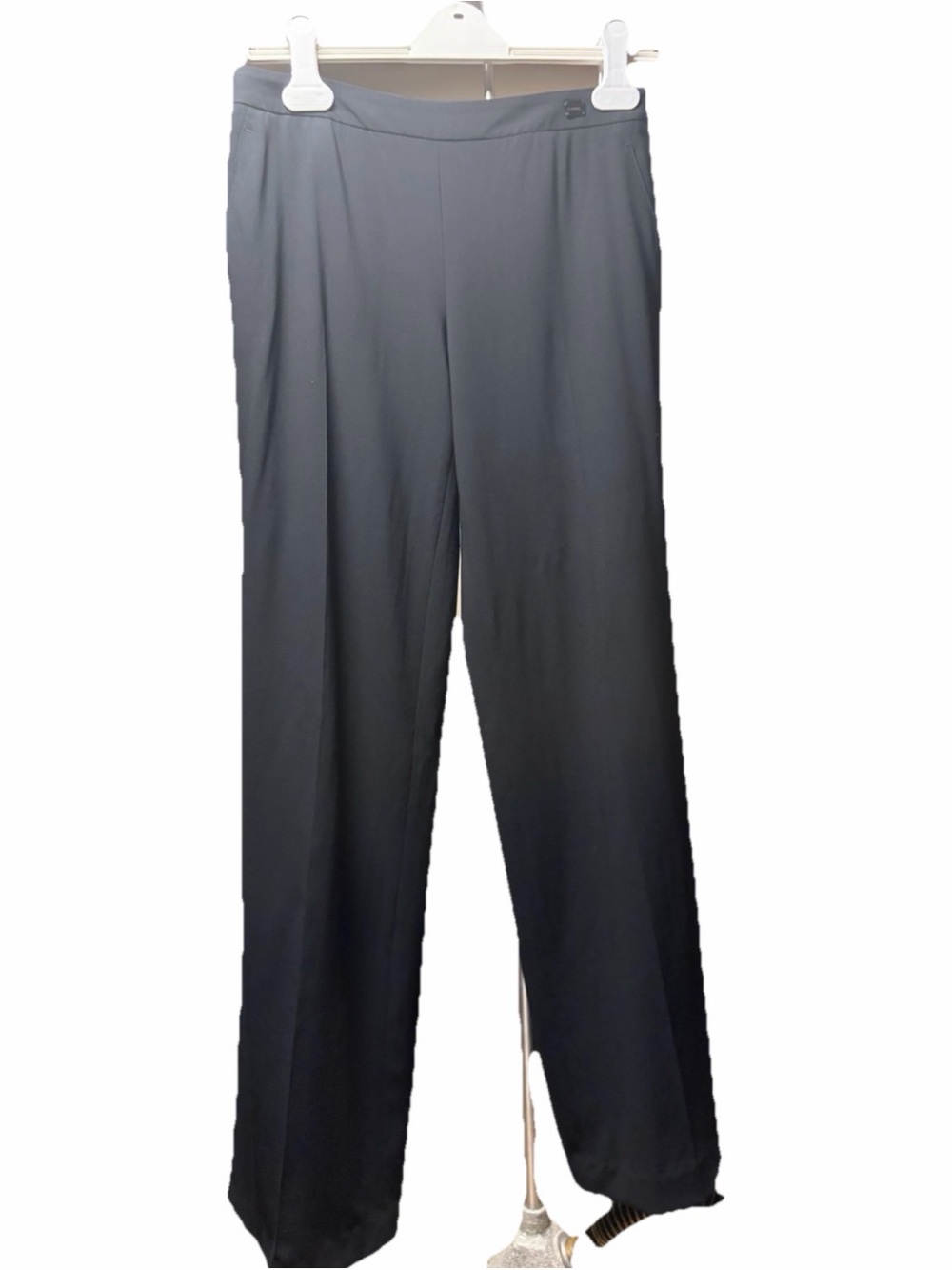 Vintage Spring Summer 2003 Chanel Black Wool Trousers size 36